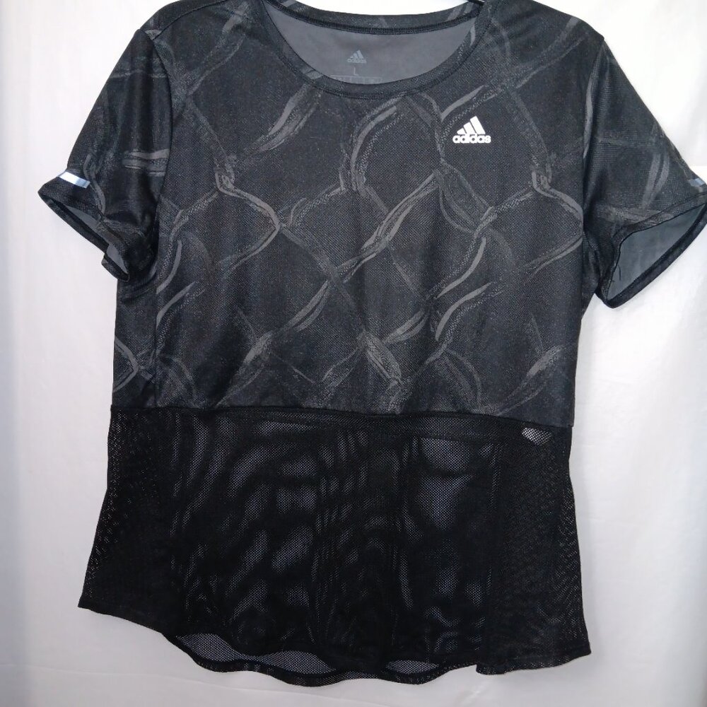 ADIDAS M OWN THE RUN CLIMACOOL REFLECTIVE MESH TEE